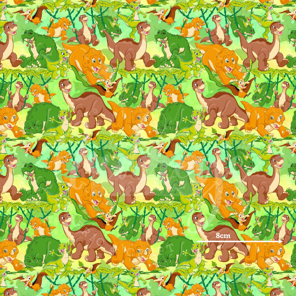 Land Before Time | Digital-Print Cotton Lycra 240gsm | 150cm wide
