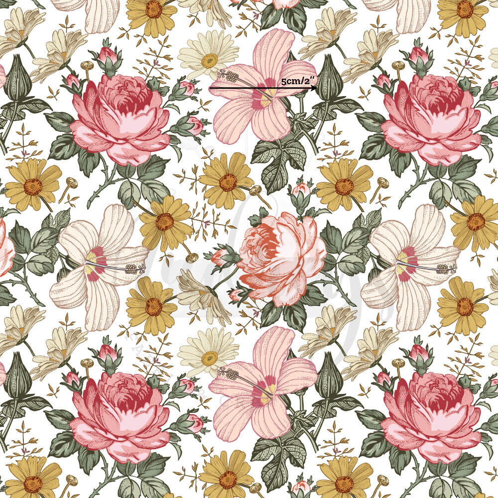 Aria, White | PUL Waterproof Fabric | 150cm wide - 1m Piece