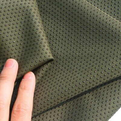 Khaki Green | Non-Slip Fabric with Grip | 150cm wide