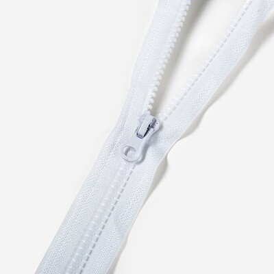 White | Zipper Sliders | Fits #5 Plastic Chunky Zippers