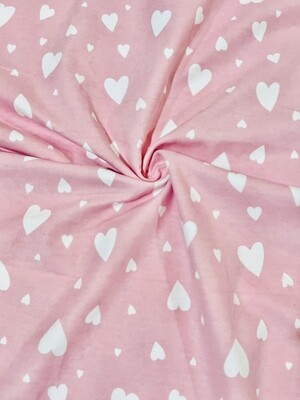 Hearts | Cotton Flannelette | 112cm wide