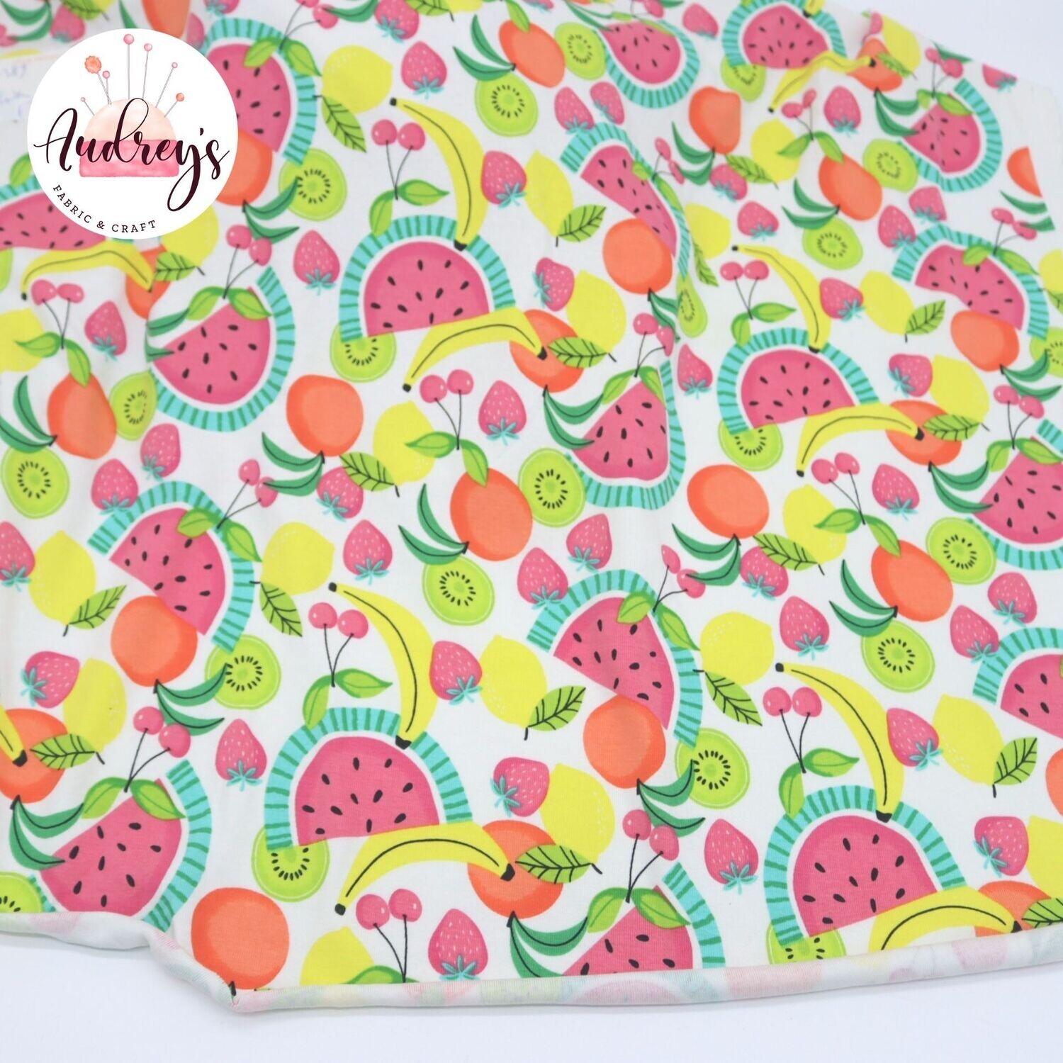Summer Fruits | Cotton Lycra, 220gsm | 160cm Wide
