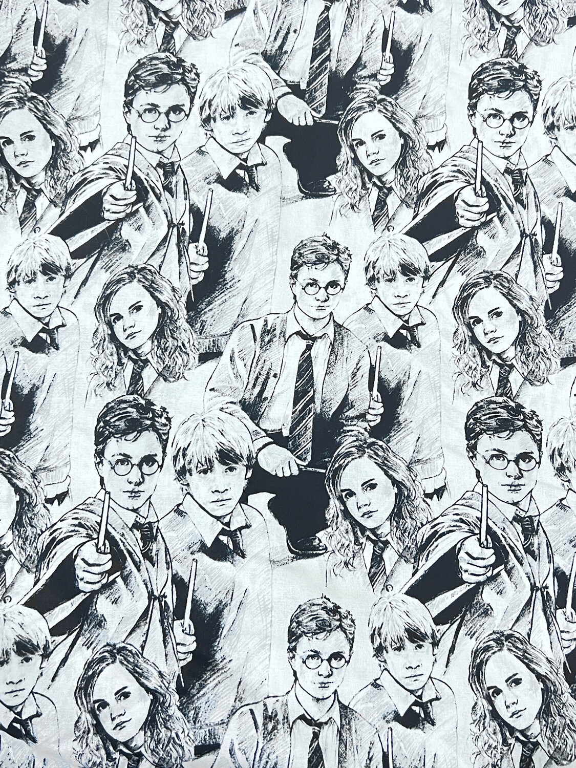 Harry Potter, Sketch | Licensed Quilting Cotton | 112cm Wide