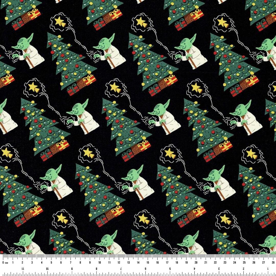 Star Wars Force Trim the Tree | Licensed Quilting Cotton | 112cm Wide