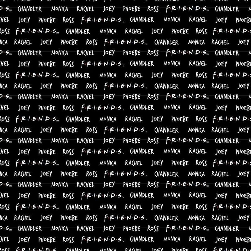 Friends Roll Call | Licensed Quilting Cotton | 112cm wide