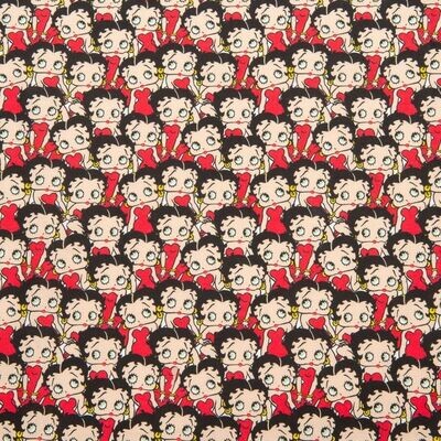 Betty Boop Packed | Licensed Quilting Cotton | 112cm Wide