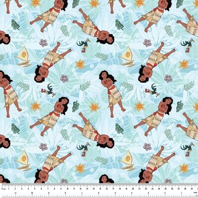 Princess Moana | Licensed Quilting Cotton | 112cm Wide