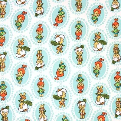 Flintstones Pebbles &amp; Bamm | Licensed Quilting Cotton | 112cm wide