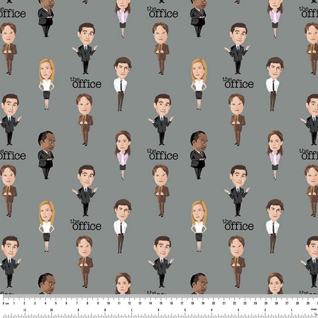 The Office, Staff Lineup | Licensed Quilting Cotton | 112cm wide