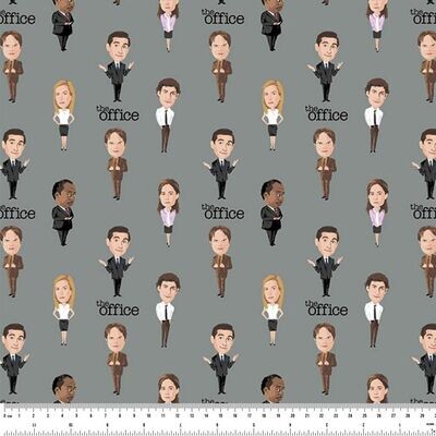 The Office, Staff Lineup | Licensed Quilting Cotton | 112cm wide