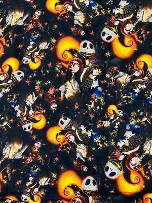 NBC, Jack & Sally Toss | Licensed Quilting Cotton | 112cm wide