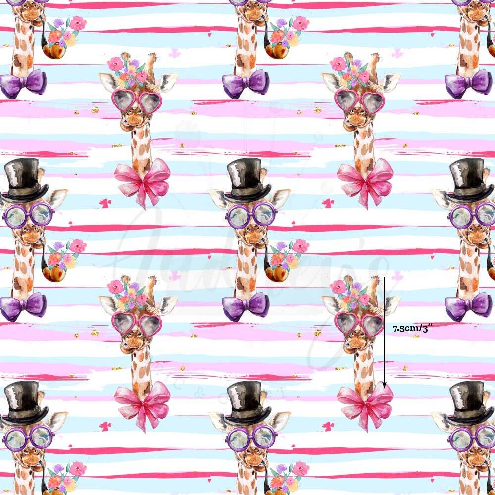 Party Giraffes | Digital Print Digital-Print Quilting Cotton Woven | 145cm wide - 0.5m Piece