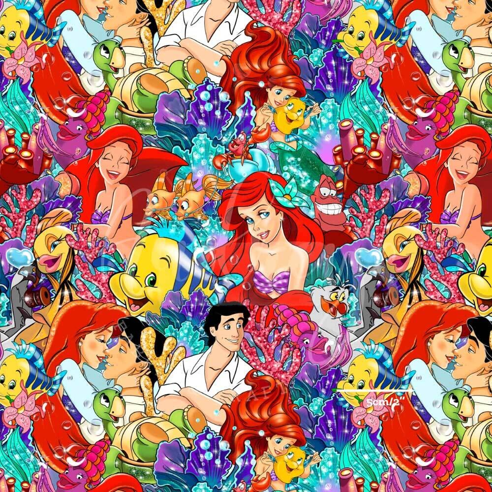 Ariel, Allover | Digital Print Custom Cotton Woven | 145cm wide