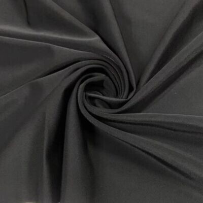 Black | Nylon Spandex Swim Dance Fabric | 150cm Wide