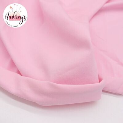 Flamingo Pink | Cotton Lycra Solid, 240gsm | 135cm Wide