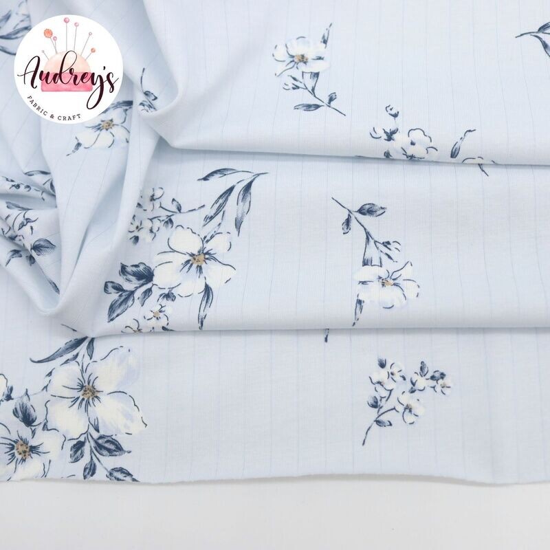 Whispers | Ribbed-look Cotton Lycra, 190gsm | 170cm Wide