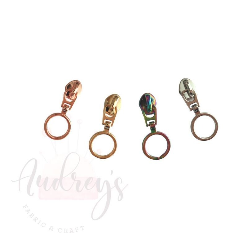 Ring | Zipper Sliders | Fits #5 Nylon Zippers