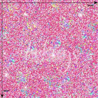 Confetti Hot Pink Glitter | Digital-Print Cotton Lycra 240gsm | 150cm wide