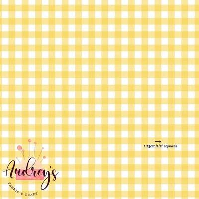 Yellow Gingham | PRE-ORDER | Choose Your Own Base