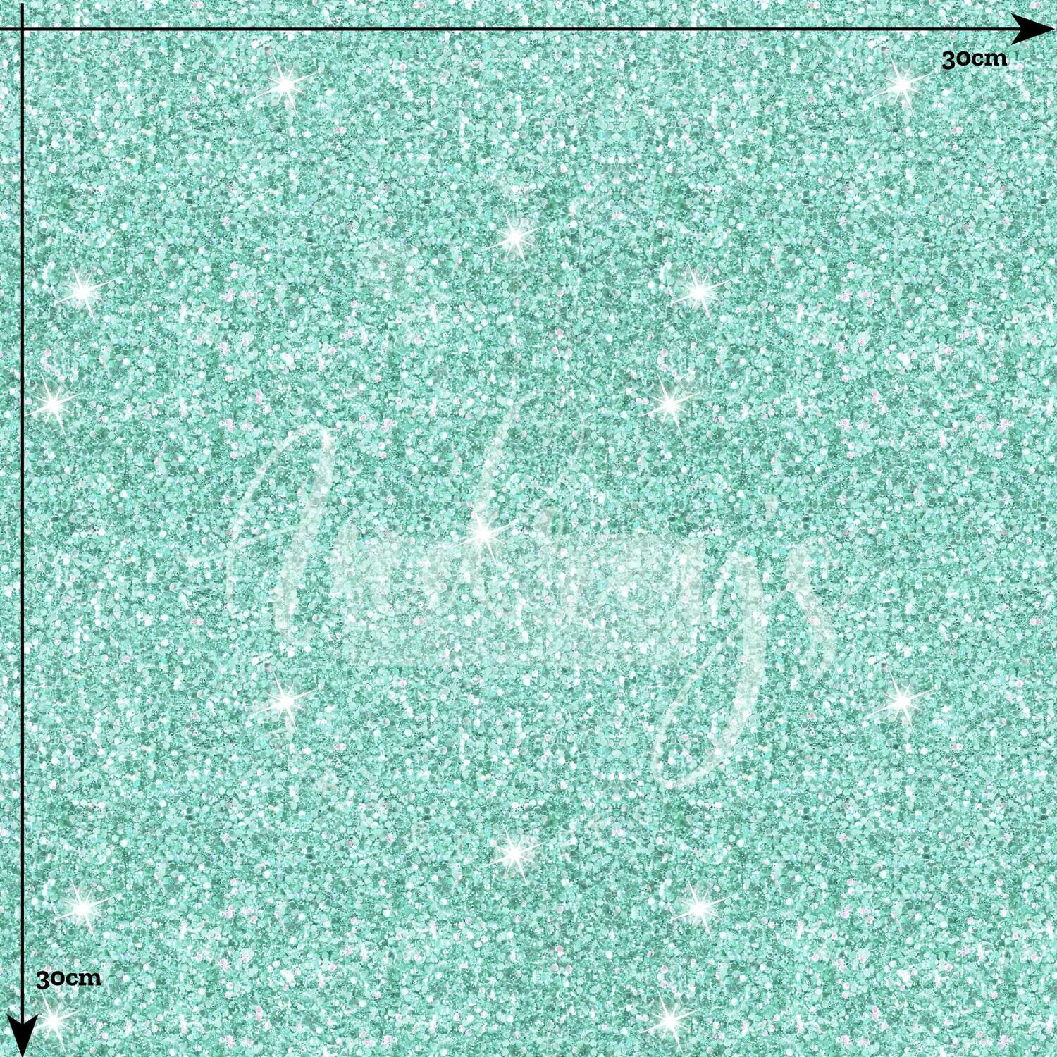 Aqua Glitter | Digital Print Cotton Woven | 145cm wide