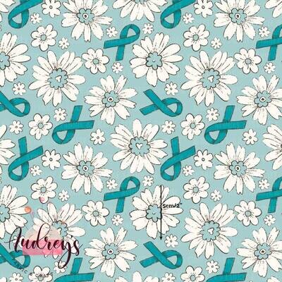 Teal Ribbon, Daisy | PRE-ORDER | Choose Your Own Base