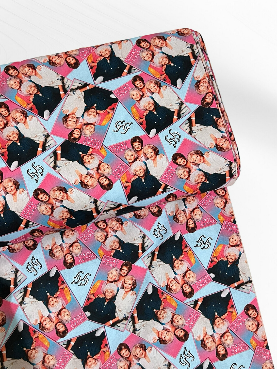 Golden Girls Photo Toss | Licensed Quilting Cotton | 112cm wide