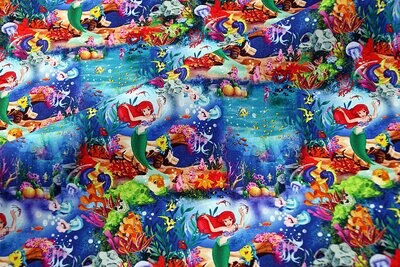 Ariel, Under the Sea | Custom Quilting Cotton | 145cm wide