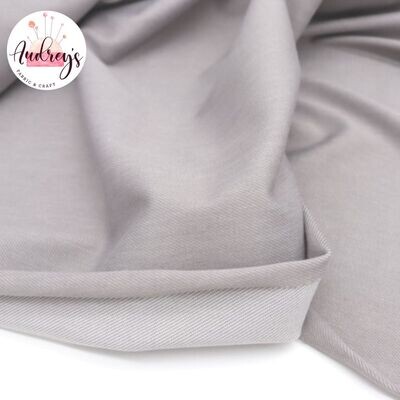 Grey | Stretch Denim (Jeans/Jeggings Fabric) Cotton Lycra | 165cm wide