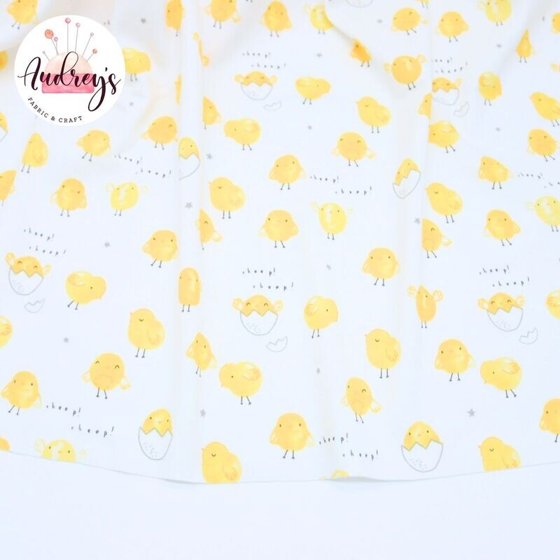 Chickies | Cotton Interlock Jersey Fabric | 185cm Wide