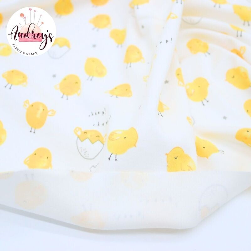 Chickies | Cotton Interlock Jersey Fabric | 185cm Wide