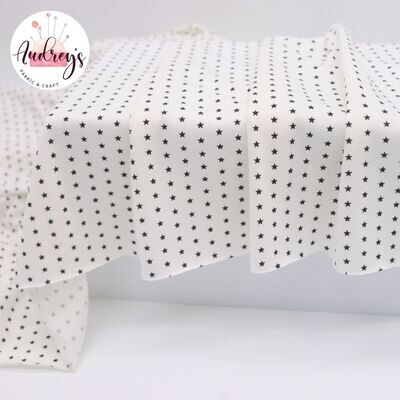 Stars | Combed Cotton Jersey T-Shirting Fabric | 180cm Wide