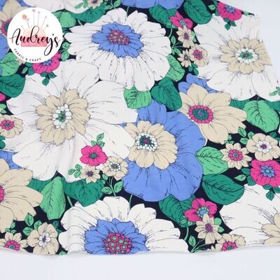 Blooming Tapestry | Cotton French Terry | 170cm Wide