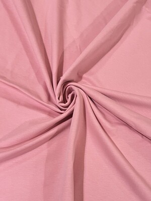 Flamingo Pink | Stretch French Terry Solids | 188cm Wide