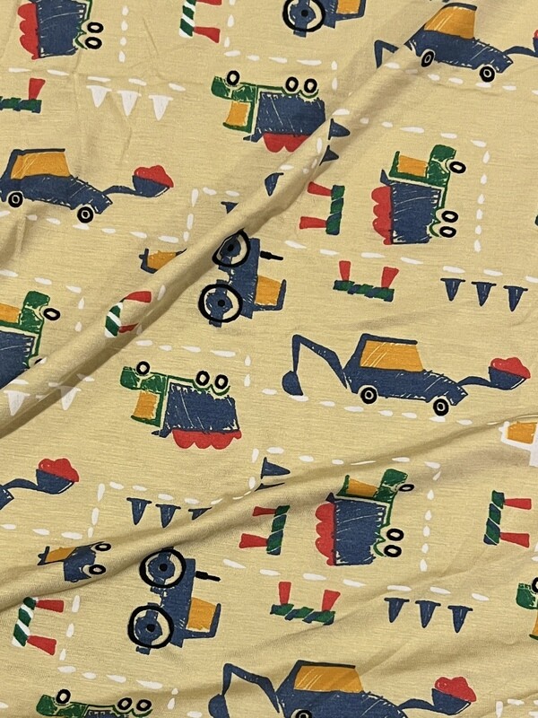 Construction Site | Modal Rayon Spandex Fabric | 178cm Wide