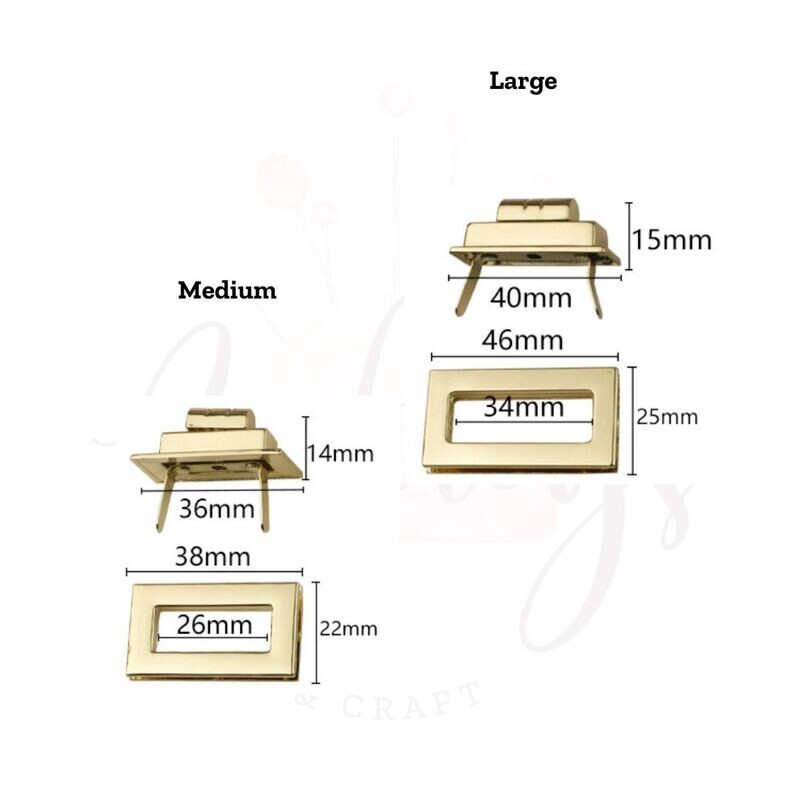 Rectangular Twist Lock