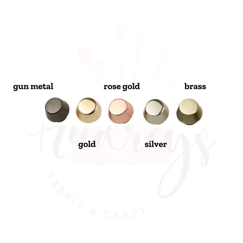 12mm Screw-On Bag Purse Feet | 5 Sets