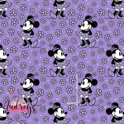 Minnie Floral, Purple | PRE-ORDER | Choose Your Own Base