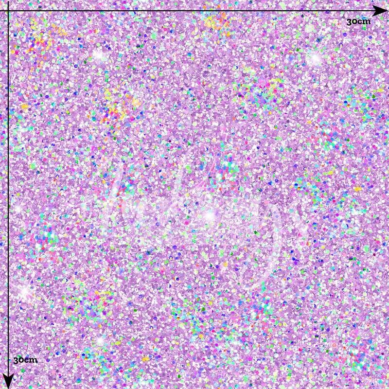 Lavender Confetti Glitter | Digital-Print Cotton Lycra 230gsm | 150cm wide