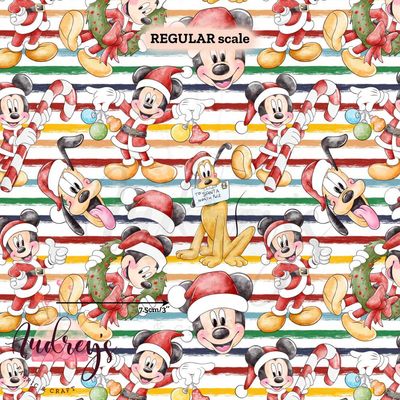 Xmas Mickey, Stripes | PRE-ORDER | Choose Your Own Base