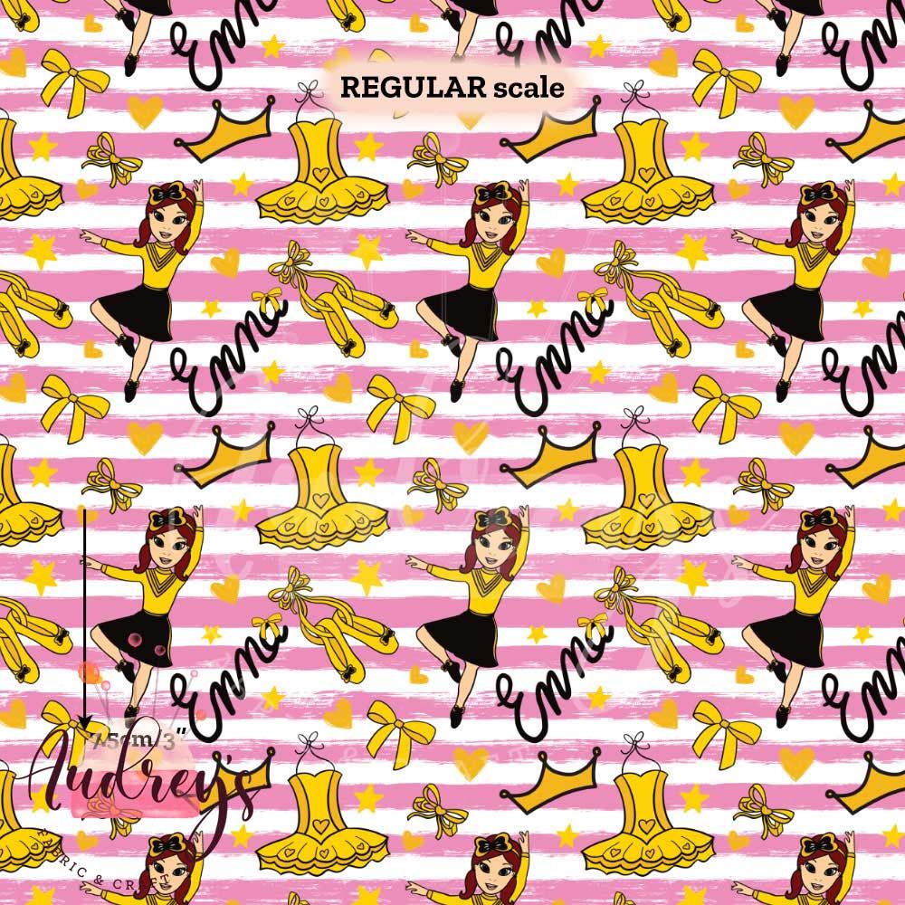 Emma, Pink Stripes | PRE-ORDER | Choose Your Own Base