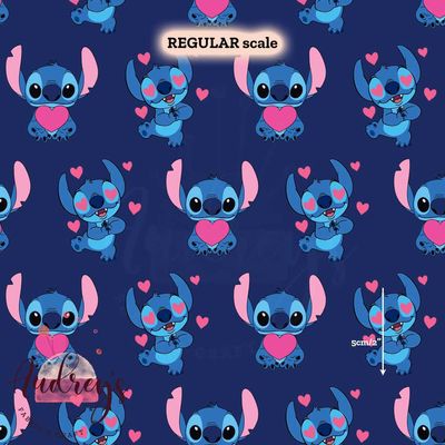 Stitch, Navy Hearts | PRE-ORDER | Choose Your Own Base