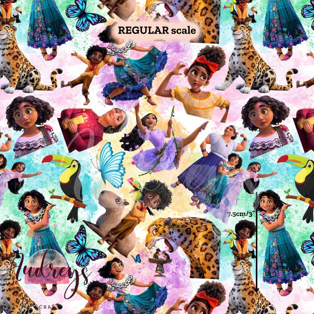 Encanto Watercolor Toss | PRE-ORDER | Choose Your Own Base