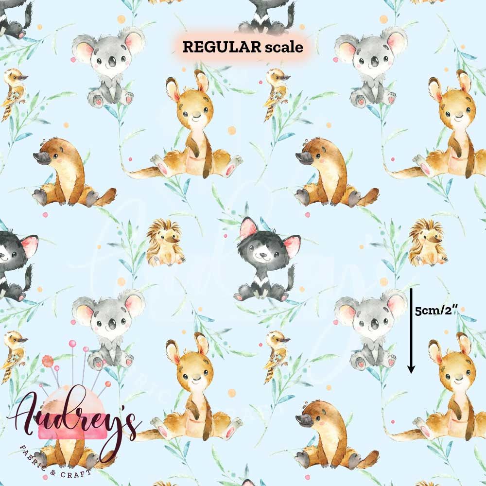 Aussie Animals, Blue | PRE-ORDER | Choose Your Own Base