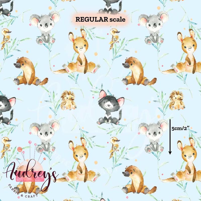 Aussie Animals, Blue | PRE-ORDER | Choose Your Own Base