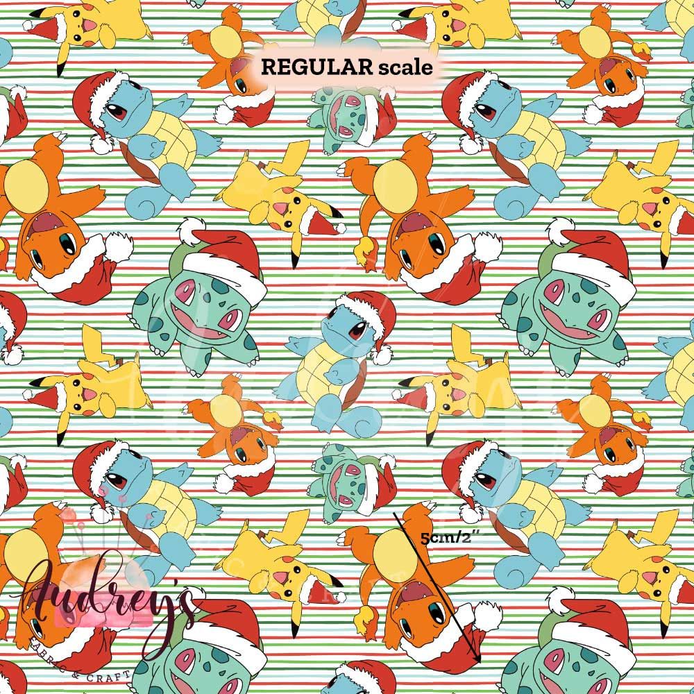 Pokemon Xmas Stripes | PRE-ORDER | Choose Your Own Base
