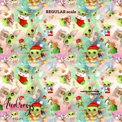 Baby Yoda Grogu, Christmas | PRE-ORDER | Choose Your Own Base