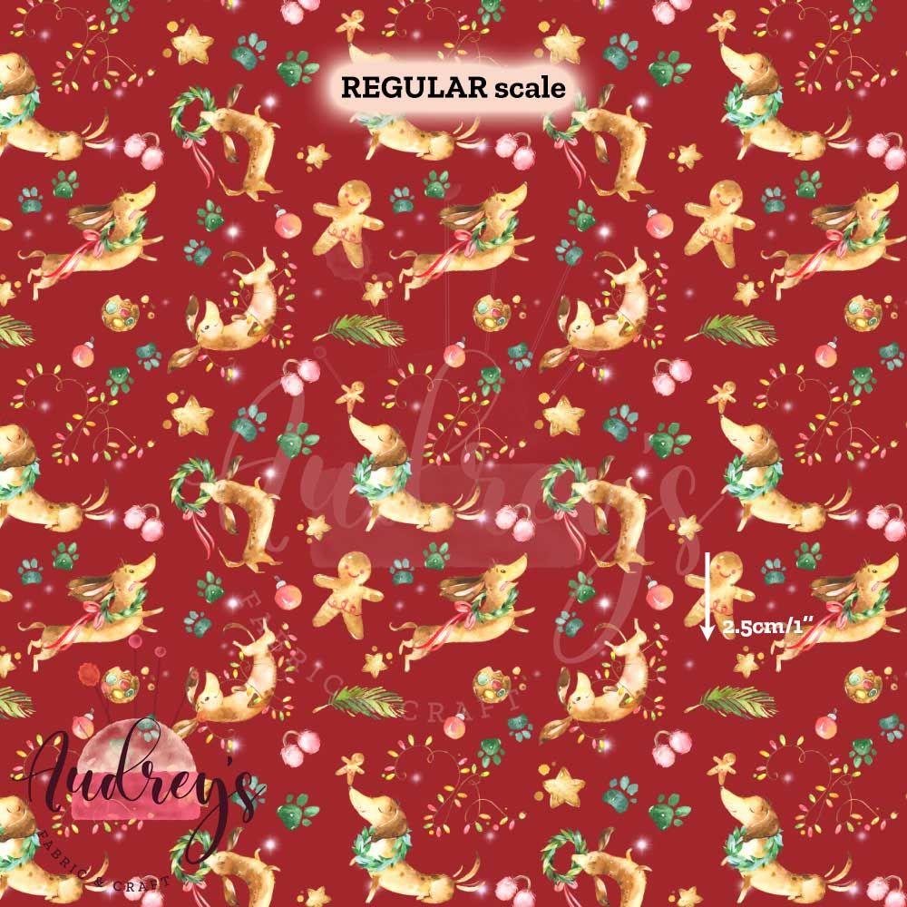 Xmas Dachshund Sausage Dogs | PRE-ORDER | Choose Your Own Base