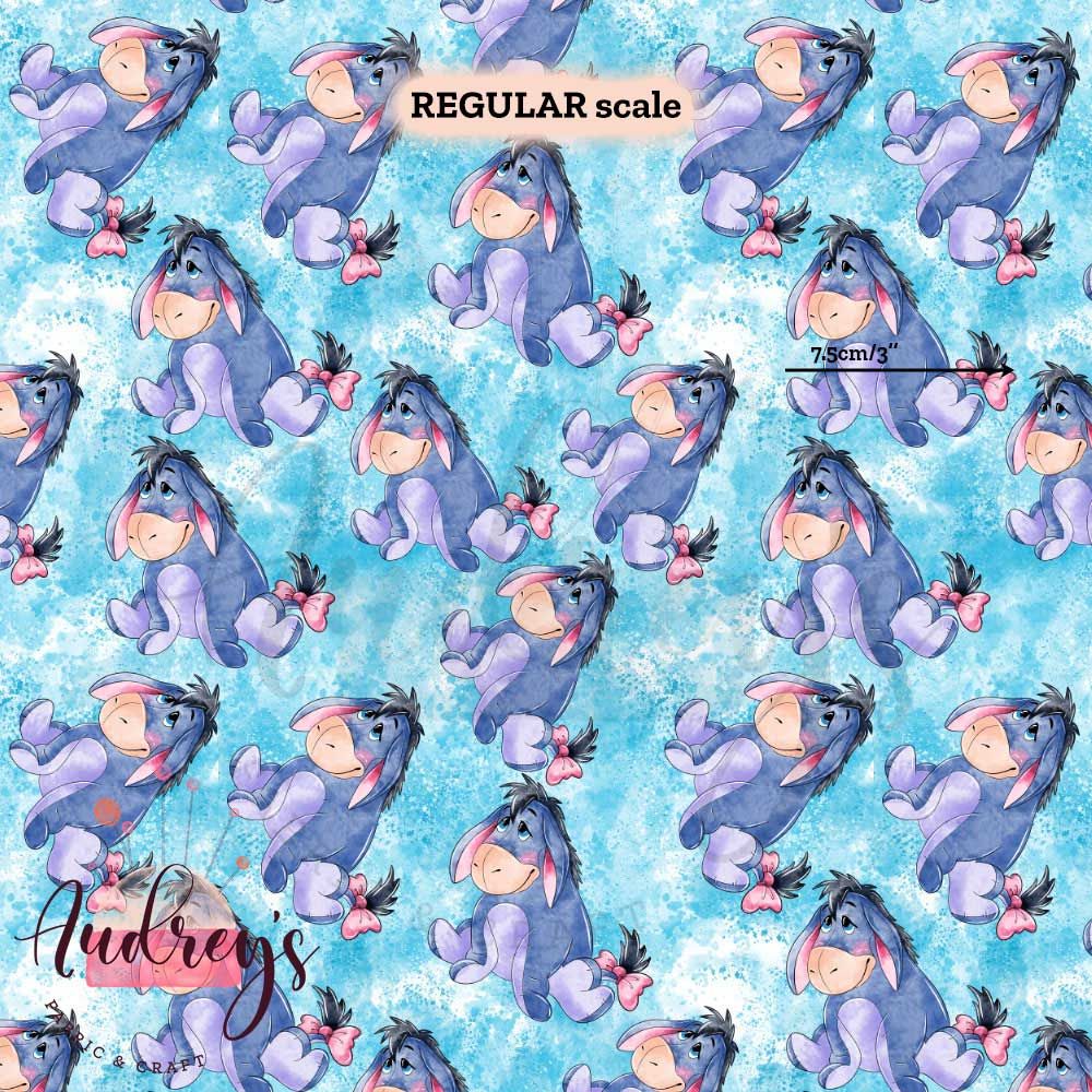 Eeyore, Blue Splatter | PRE-ORDER | Choose Your Own Base