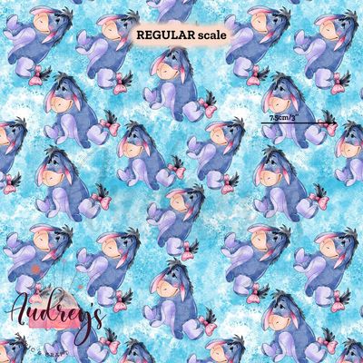 Eeyore, Blue Splatter | PRE-ORDER | Choose Your Own Base
