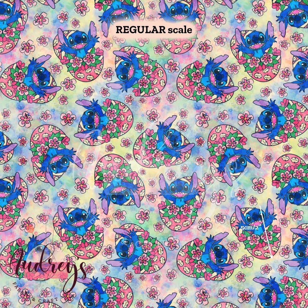 Stitch, Floral Egg | PRE-ORDER | Choose Your Own Base